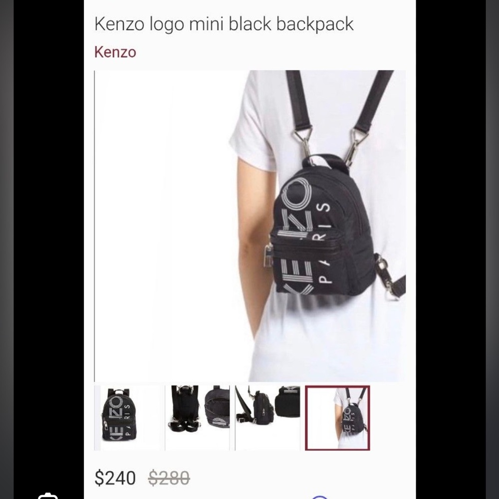 Kenzo Mini Backpack🐯 - Picture 15 of 16